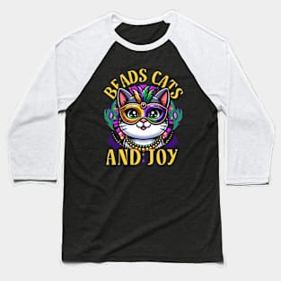 Beads Cats And Joy Baseball T-Shirt